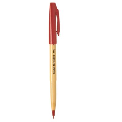 Marcador Pentel p/Tela Rojo