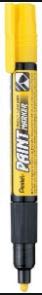 Marcador PENTEL Paintmarker  4.0MM. AMAR