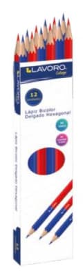 LAPIZ BICOLOR DELGADO CPO HEXAG LAVORO