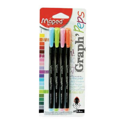Fineliner Maped GRAPH PEPS x 4