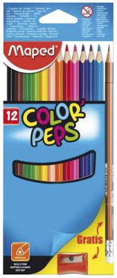 Est.lapiz color +sacapunta y grafito