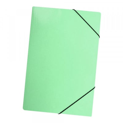 CARPETA C/ELASTICO ESTANDAR OF.CART.VERDE PASTEL LAVORO