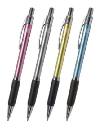 PORTAMINAS 0.7MM CUERPO METALICO CON GRIP