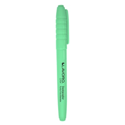 DESTACADOR BOLSILLO PTA.BISEL MENTA PASTEL 