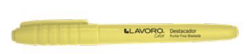 DESTACADOR BOLSILLO PTA.BISEL. AMARILLO PASTEL 