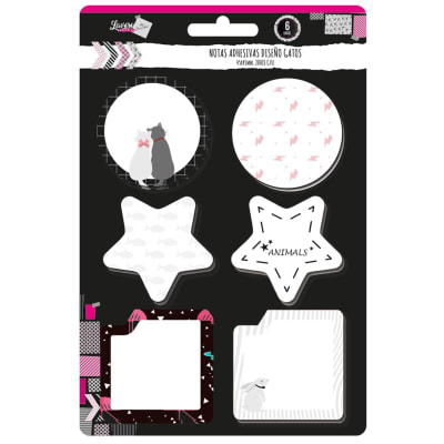 NOTA ADH 45x45mm 6UN 20HJC/U DISEÑO GATOS LAVORO