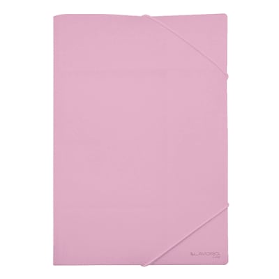 CARPETA PORTADOCUMENTOS C/ELASTICO OF ROSA PASTEL LAVORO