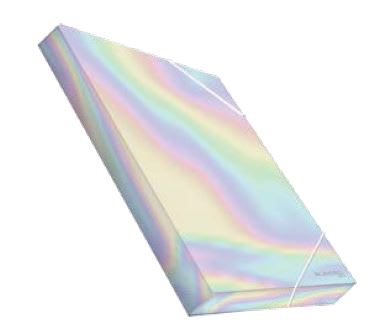 CARPETA CAJA C/ELASTICO OF. HOLOGRAFICA LAVORO