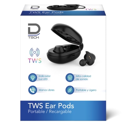 EAR POD SPORT I AUTO PAIRING NEGRO                                                 