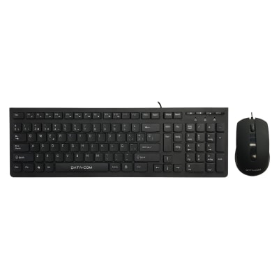 KIT TECLADO MOUSE ALAMBRICO 1,3 USB DATACOM