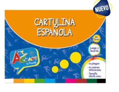 CARPETA C/PAPEL CART.ESPAÑOLA 25X35 CM. 10 HJS