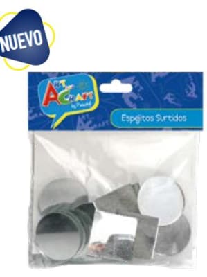 ESPEJITOS 10 UNIDADES 25MM SURTIDOS