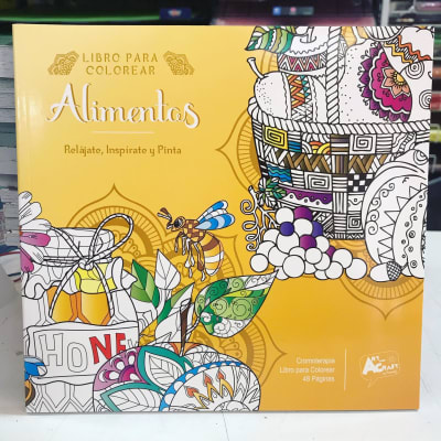 LIBRO P/COLOREAR ALIMENTOS 48 PAG. ART & CRAF