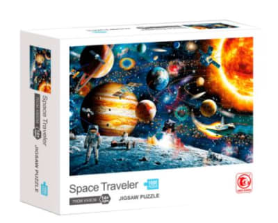 PUZZLE 1000PCS DISEÑO SURTIDO  37X27X5CM CAJA BLANCA