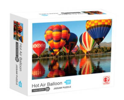 PUZZLE 1000PCS DISEÑO SURTIDO  37X27X5CM CAJA BLANCA