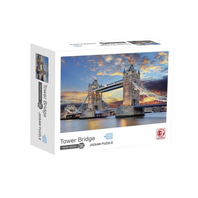 PUZZLE 1000PCS DIS. SURT. 23X19X6CM PAISAJES C/BLANCA