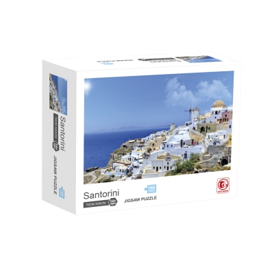 PUZZLE 1000PCS DIS. SURT. 23X19X6CM PAISAJES C/BLANCA