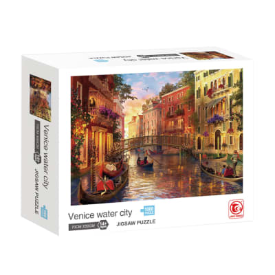 PUZZLE 1000PCS DIS. SURT. 23X19X6CM C/ BLANCA