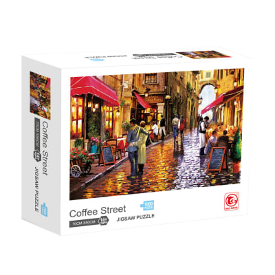 PUZZLE 1000PCS DIS. SURT. 23X19X6CM C/ BLANCA