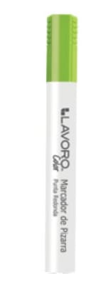 MARCADOR DE PIZARRA DESECH. VERDE  PTA.RED. LAVORO