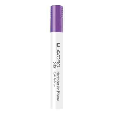 MARCADOR DE PIZARRA DESECH. MORADO PTA.RED. LAVORO