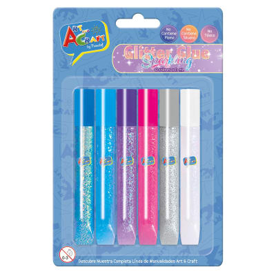 GLITTER GLUE FANTASIA 6 COL 13 ML