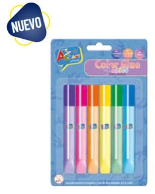 COLOR GLUE COLORES PASTEL 6 COL 13 ML