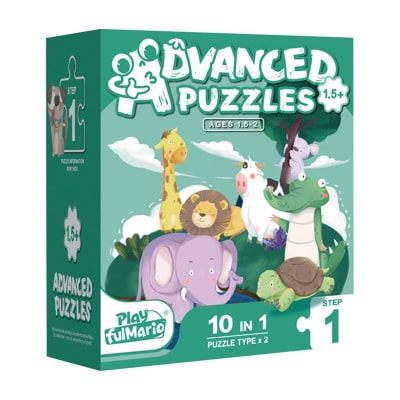 PUZZLE DELUXE 10 EN 1 PIEZAS JUMBO EXTRA DURAS