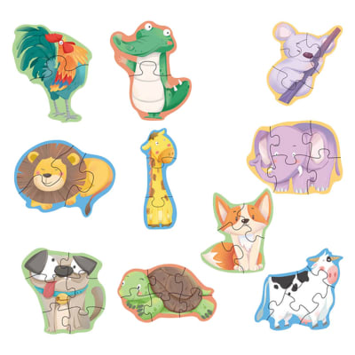 PUZZLE DELUXE 10 EN 1 PIEZAS JUMBO EXTRA DURAS