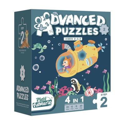 PUZZLES DELUXE PREESCOLAR 4 PASOS