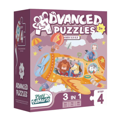 PUZZLES DELUXE PREESCOLAR 3 PASOS