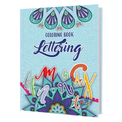 LIBRO P/COLOREAR LETTERING 64 PAG