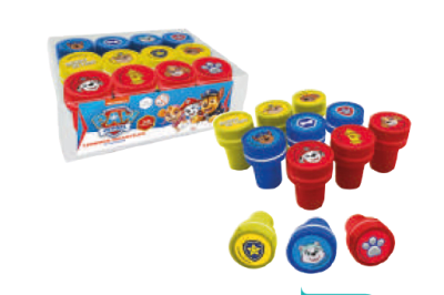 TIMBRE INFANTILES 12 UNIDADES DISEÑOS SURTIDOS PAW PATROL