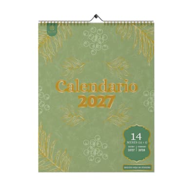 CALENDARIO PARED ASCOTT UNISEX 30X40 CM V2027