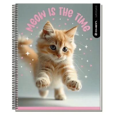 CUADERNO RHEIN SUPER CLASS 1/2 OFICIO PUPPIES 150HJ