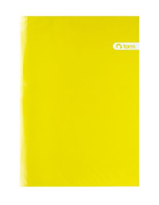 ARCHIVADOR PLASTIFICADO TORRE AMARILLO C/GUSANO