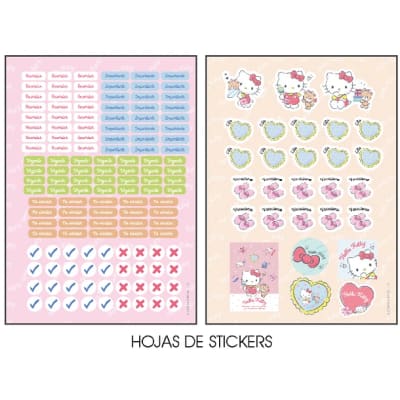 PLANNER ASCOTT C/ESP HELLO KITTY 17,8X23,5CM
