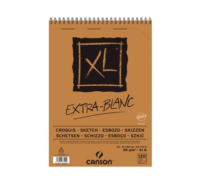 CROQUERA XL EXTRA BLANCO 120S A4 90G