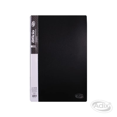 Carpeta Oficio 60 Fundas Negro (020) ADIX