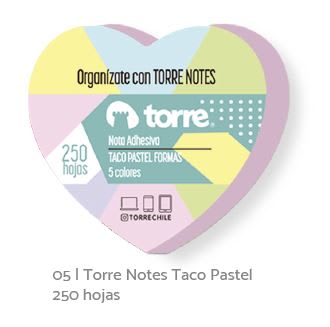 TORRE NOTES TACO PASTEL 250 HJS