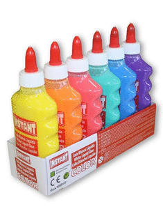 ADHESIVO COLA BLANCA COLOR 180ml INSTANT