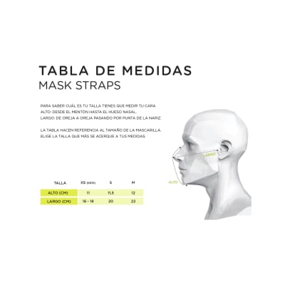 BUBBA MASCARILLA STRAP BLACK GALAXY