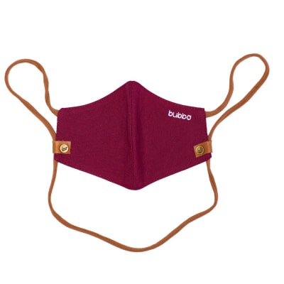 BUBBA KIDS MASCARILLA STRAP MERLOT