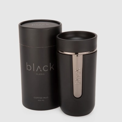 BLACK COFFEE MUG BLACK