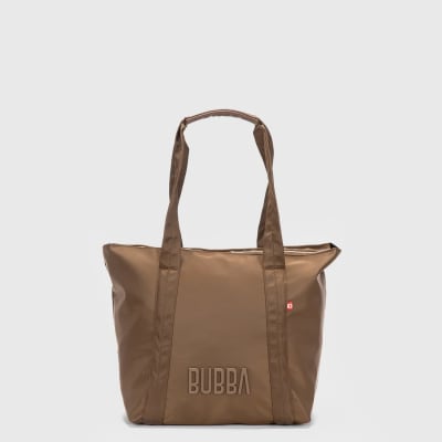 BUBBA TOTE BRAND BROWN