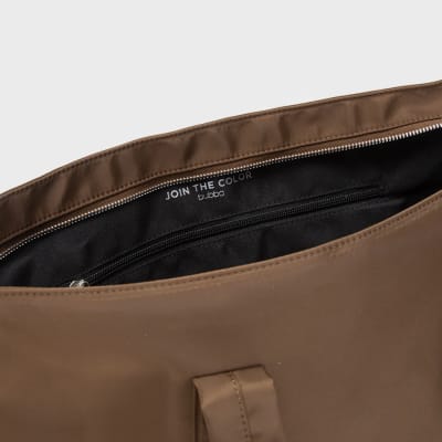 BUBBA TOTE BRAND BROWN