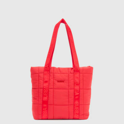 BUBBA TOTE PUFFER RED