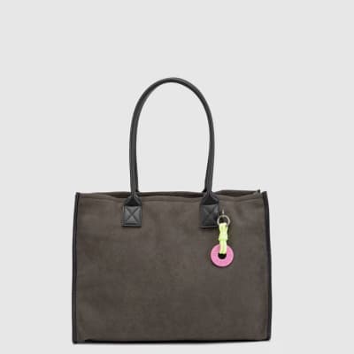 BUBBA TOTE SUEDE BROWN