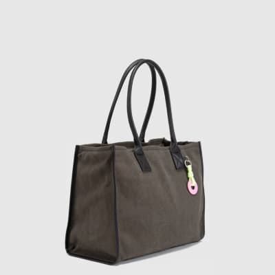 BUBBA TOTE SUEDE BROWN