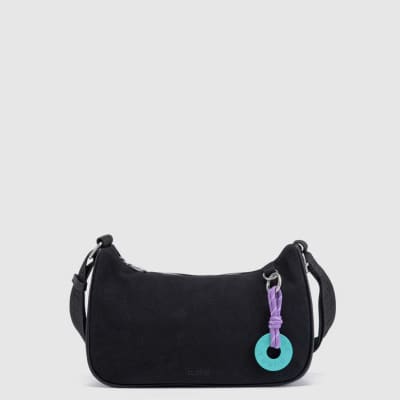 BUBBA PURSE SUEDE BLACK